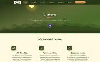 Aperçu du site Association Matawin